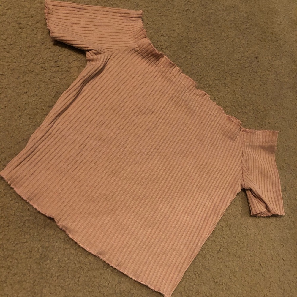 Off the shoulder crop top